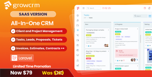 发展 CRM SaaS – Laravel 项目管理 – 多租户