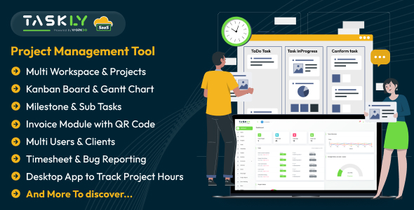 TASKLY SaaS – 项目管理工具