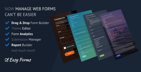 Easy Forms:高级表单生成器和管理器