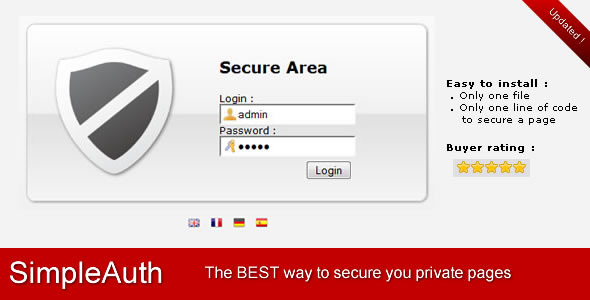 SimpleAuth : 非常简单的安全登录系统