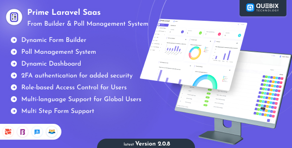 Prime Laravel Saas – 表单生成器和投票管理系统