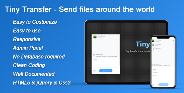 TinyTransfer – 向世界各地发送文件 1.1.6