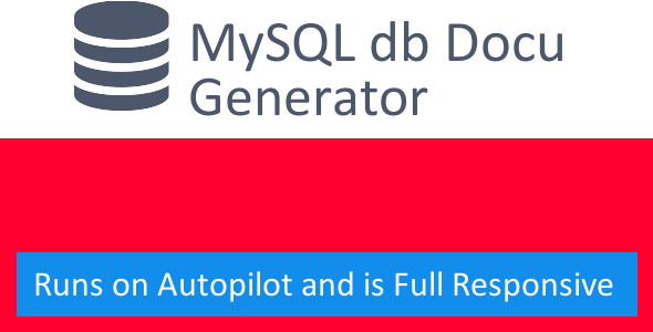MySQL 文档生成器