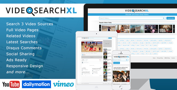 VideoSearchXL – 多源视频搜索引擎