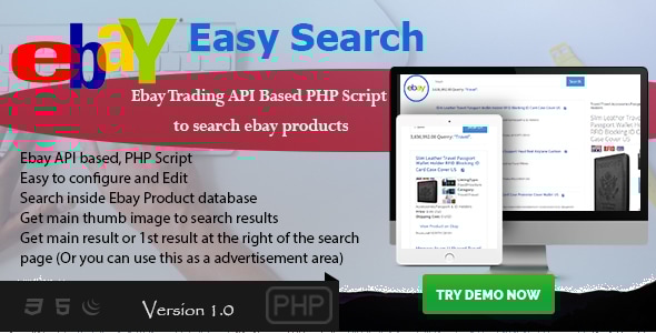 Ebey Easy Search – 基于 Ebay 交易 API 的 PHP 脚本