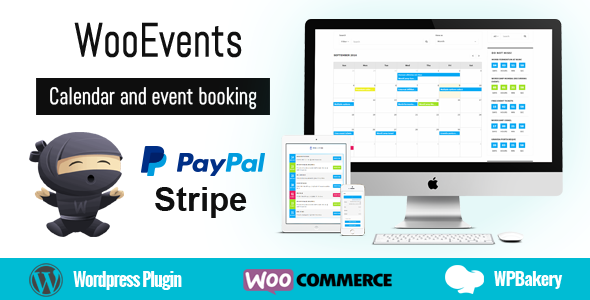 WooEvents – 日历和活动预订