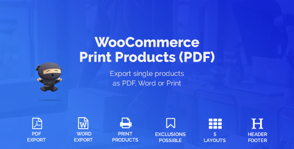 WooCommerce 印刷产品 （PDF）