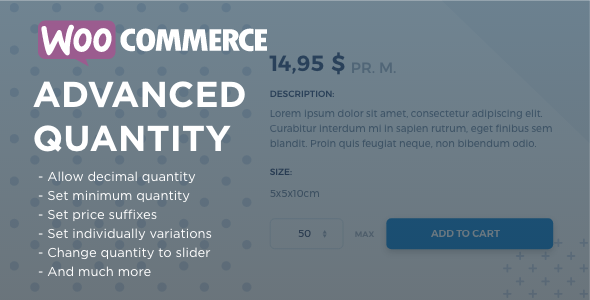 WooCommerce 高级数量
