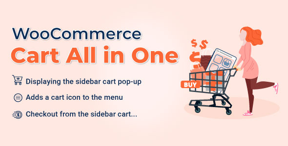 WooCommerce 购物车多合一 – 一键结账 – 粘性|侧车