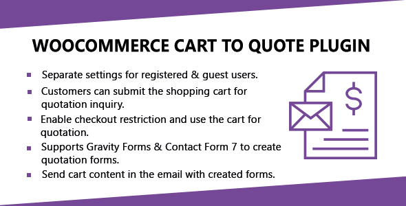 WooCommerce 购物车报价插件