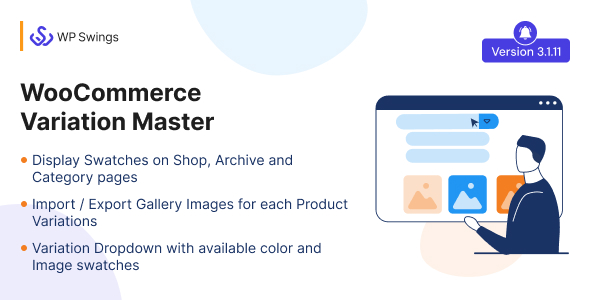 WooCommerce 变体大师 – 变体下拉列表、可变产品、变体样本/属性。