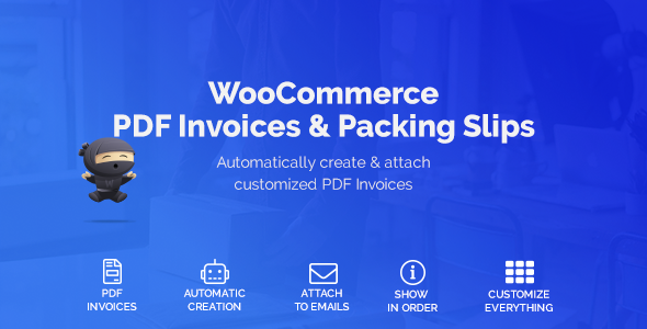 WooCommerce PDF 发票和装箱单