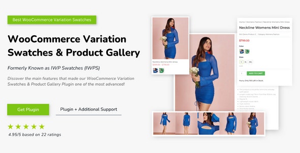 WooCommerce 变体、色板和产品库