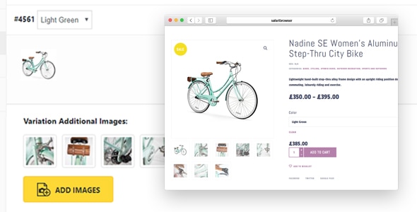 WooCommerce 的其他变体图像插件