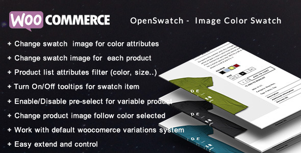 Openswatch – Woocommerce 变体图像样本