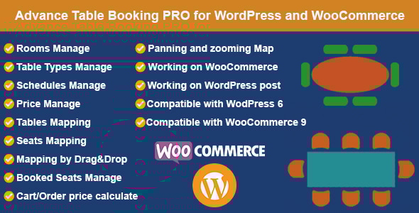 餐厅预订 – WooCommerce 的餐桌预订和座位预订