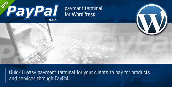 PayPal 支付终端 WordPress
