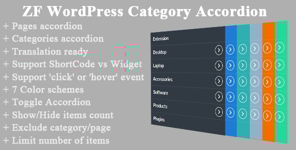 采埃孚 WordPress 类别手风琴