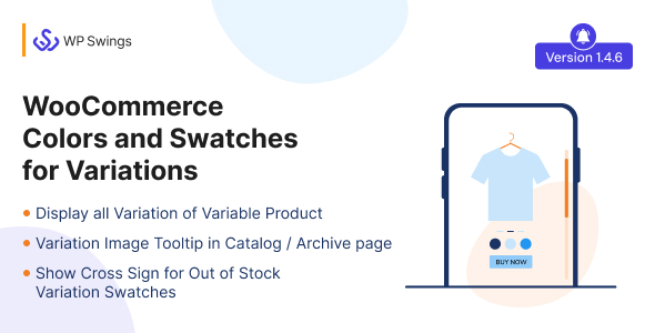 WooCommerce 颜色和色板的变化 – 在商店、存档和类别页面上显示色板