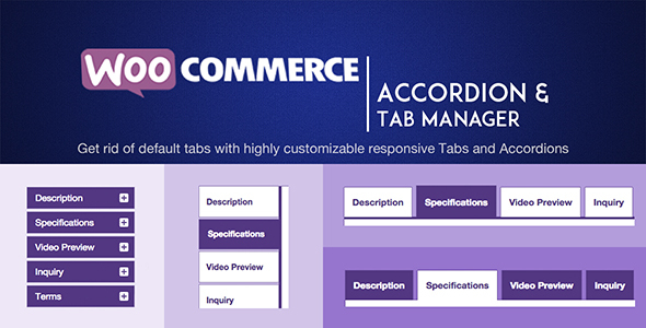 WOOATM- WooCommerce 手风琴和选项卡管理器