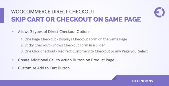 Woocommerce 直接结账、跳过购物车或在同一页面上结账
