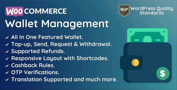 WooCommerce 钱包管理 |多合一