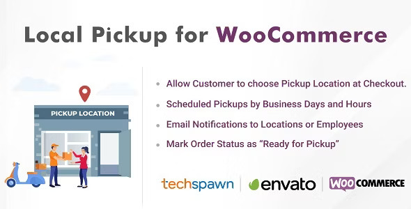 WooCommerce 的本地取货和送货 – 取货地点、送货、日期和时间段