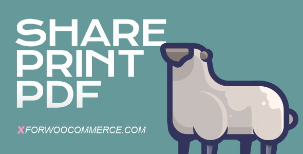 WooCommerce 的共享、打印和 PDF 产品