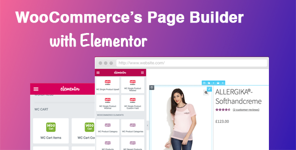 DHWC Elementor – 带有 Elementor 的 WooCommerce 页面构建器