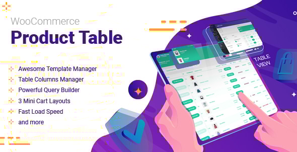 WooCommerce 产品表