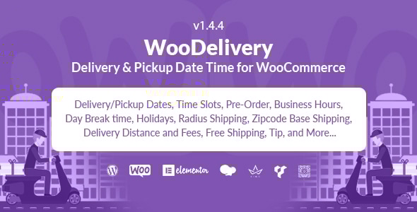 呜呜送货 |WooCommerce 的交货和取货日期时间