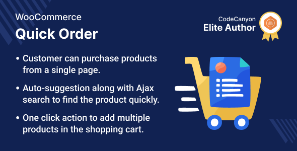 WooCommerce 的快速订单插件