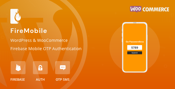 FireMobile- WordPress 和 WooCommerce firebase 移动 OTP 身份验证
