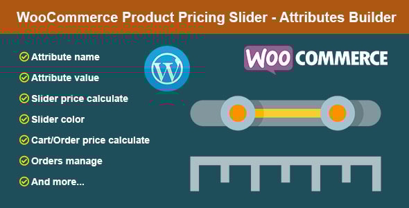 WooCommerce 产品定价滑块 – 属性生成器
