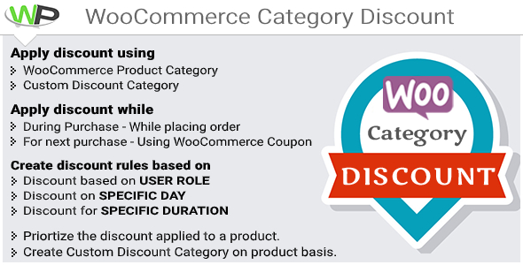 WooCommerce 类别折扣