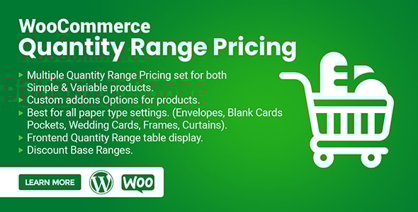 WooCommerce 数量范围定价 – 批量折扣和分层定价