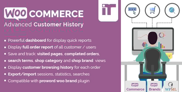 Woocommerce 客户历史