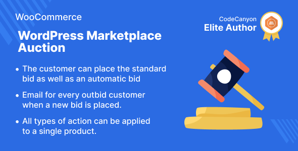 WordPress WooCommerce 市场拍卖插件