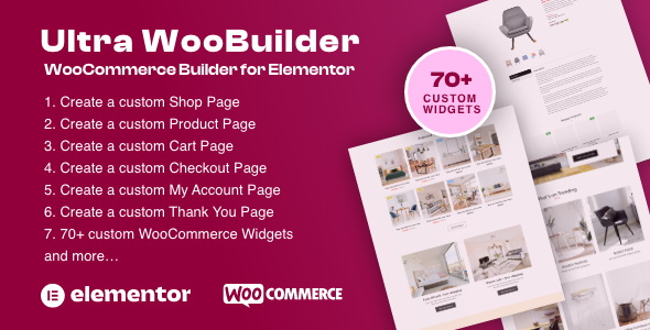 Ultra WooBuilder – 适用于 Elementor 的 WooCommerce 构建器