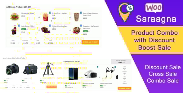 萨拉尼亚 |WooCommerce 产品组合与折扣提升销售插件（交叉销售）