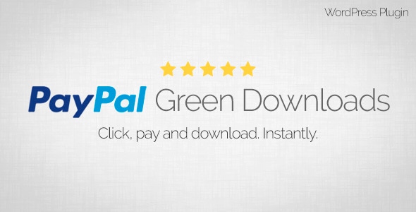 PayPal Green Downloads – WordPress Plugin