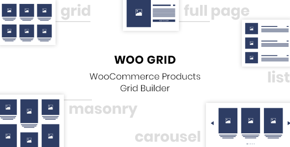 WooCommerce 产品网格生成器 – 商店页面的可视化页面构建器