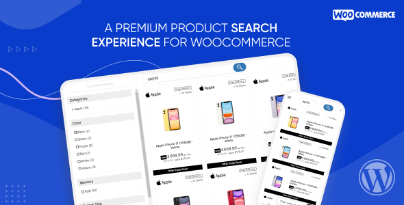 WooSearch – WooCommerce 的弹出式产品搜索和过滤器