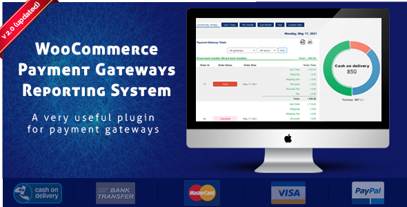 WooCommerce 支付网关报告系统