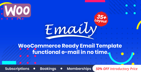 梅莉 |WooCommerce 响应式电子邮件模板 + 订阅 + 预订 + 会员兼容