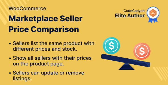 WooCommerce 的市场多供应商价格比较插件