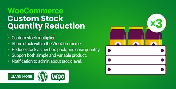 WooCommerce 自定义库存数量管理器 – 调整可见或虚拟库存