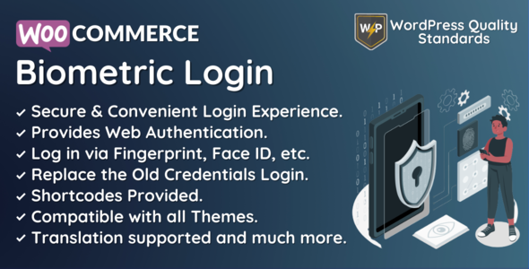 WooCommerce 生物识别登录 |指纹 |Web 身份验证 (WebAuthn)