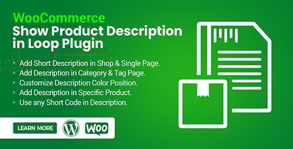 WooCommerce 循环描述 – 在商店和类别中显示产品描述