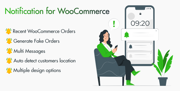 WooCommerce 的近期销售通知（实时销售通知）- 通知